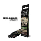 Gamers Guild AZ AK Interactive AKRCM108: AK Interactive Real Colors Markers - Late German AFV Camo Colors (3ct) (Pre-Order) LSG
