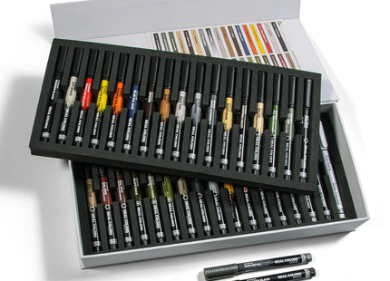 Gamers Guild AZ AK Interactive AKRCM150: AK Interactive Real Colors Markers - Special Box of 34 Units (Pre-Order) LSG