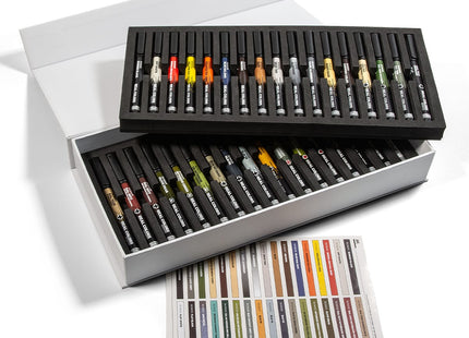 Gamers Guild AZ AK Interactive AKRCM150: AK Interactive Real Colors Markers - Special Box of 34 Units (Pre-Order) LSG