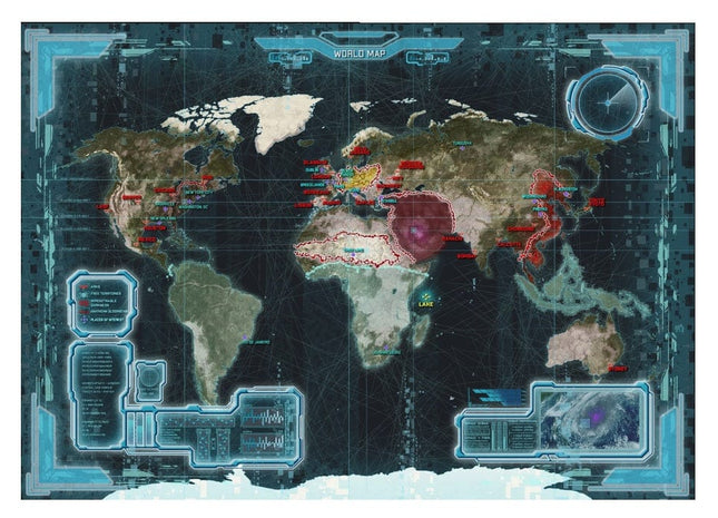 Gamers Guild AZ Antre Monde Editions Knight: An Avalon RPG - World map (Pre-Order) AGD