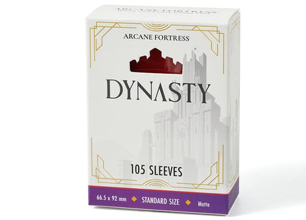 Gamers Guild AZ Arcane Fortress Arcane Fortress: Dynasty Collection: Crimson Red Matte Sleeves 105ct GTS