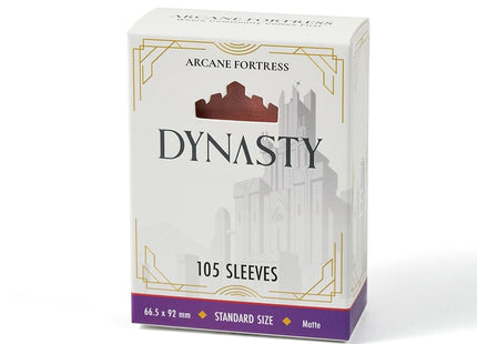 Gamers Guild AZ Arcane Fortress Arcane Fortress: Dynasty Collection: Rose Pink Matte Sleeves 105ct GTS