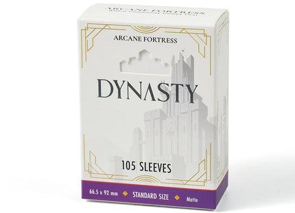 Gamers Guild AZ Arcane Fortress Arcane Fortress: Dynasty Collection: Snow White Matte Sleeves 105ct GTS