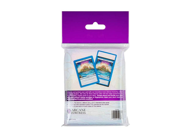 Gamers Guild AZ Arcane Fortress Arcane Fortress: Solid Color: Blue Ocean Synergy Inner Sleeves Standard (Pre-Order) GTS