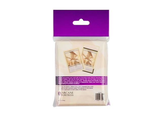 Gamers Guild AZ Arcane Fortress Arcane Fortress: Solid Color: Cream Dream Synergy Inner Sleeves Standard (Pre-Order) GTS