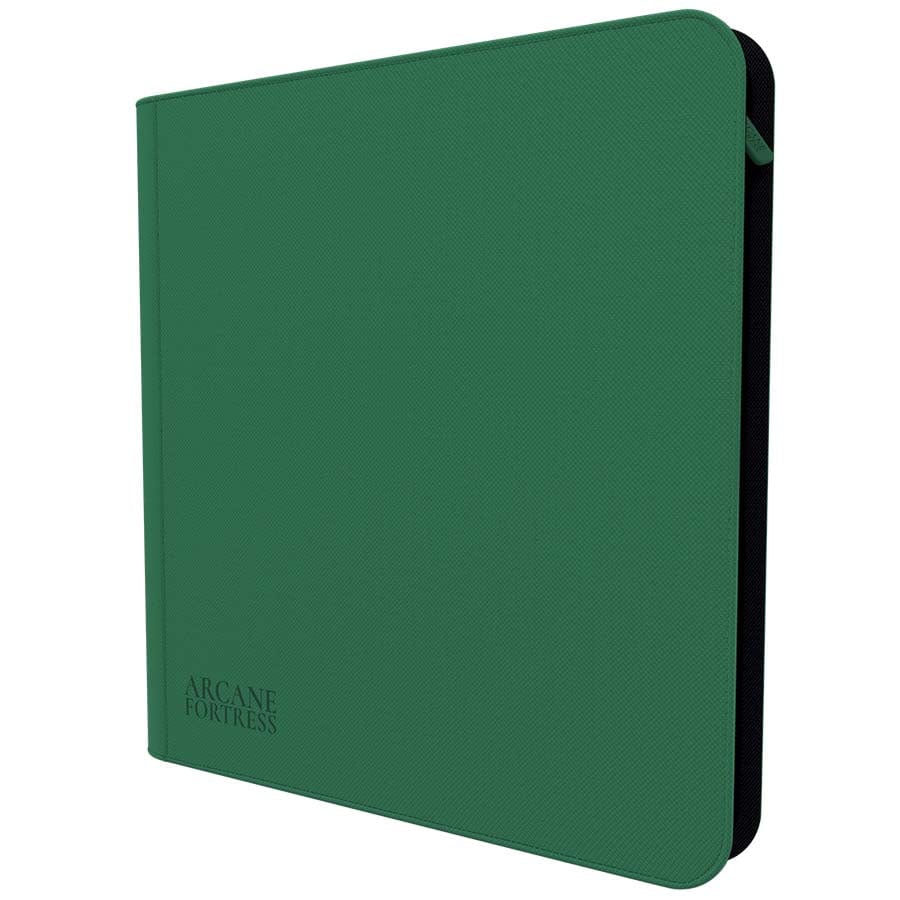 Arcane Fortress: Solid Color: Green 12-Pocket Binder Arcane Fortress: Solid Color: Green 12-Pocket Binder