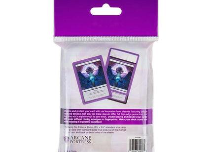 Gamers Guild AZ Arcane Fortress Arcane Fortress: Solid Color: Phantom Purple Synergy Inner Sleeves Standard (Pre-Order) GTS
