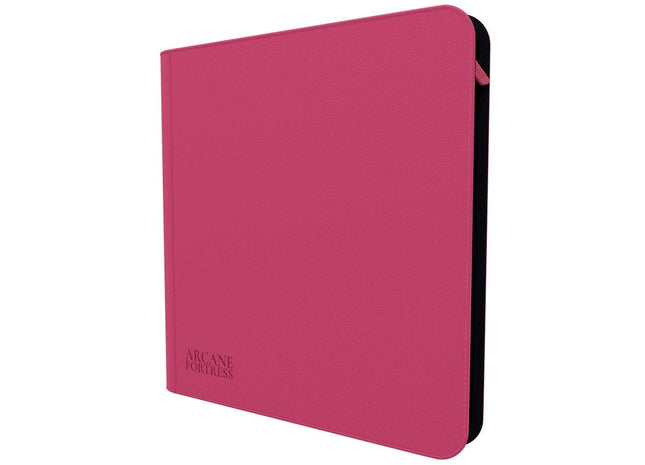 Gamers Guild AZ Arcane Fortress Arcane Fortress: Solid Color: Pink 12-Pocket Binder (Pre-Order) GTS