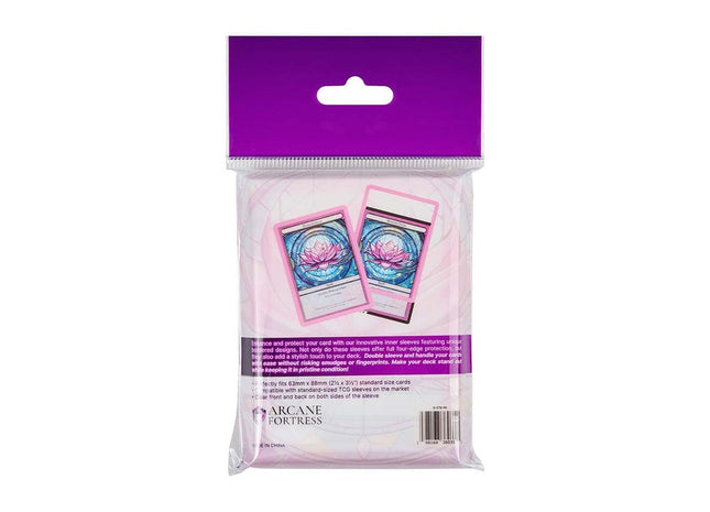 Gamers Guild AZ Arcane Fortress Arcane Fortress: Solid Color: Pink Blossom Synergy Inner Sleeves Standard (Pre-Order) GTS