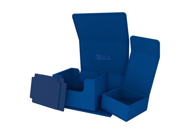 Gamers Guild AZ Arcane Fortress Arcane Fortress: Solid Color: Radiant 100+ Blue Deluxe Deck Vault (Pre-Order) GTS