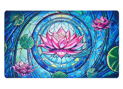 Gamers Guild AZ Arcane Fortress Arcane Fortress: Stained Glass: Blossom Grace Standard Playmat (Pre-Order) GTS
