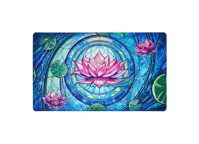 Gamers Guild AZ Arcane Fortress Arcane Fortress: Stained Glass: Blossom Grace Standard Playmat (Pre-Order) GTS