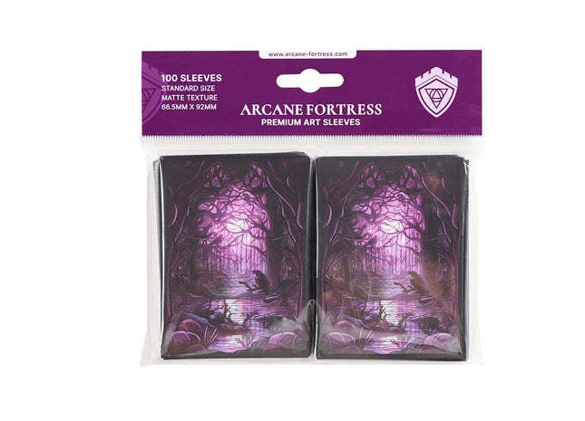 Gamers Guild AZ Arcane Fortress Arcane Fortress: Stained Glass: Decaying Swamp Sleeves 100ct (Pre-Order) GTS