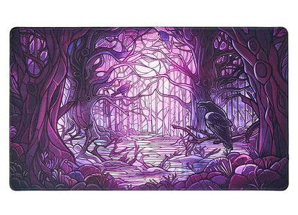 Gamers Guild AZ Arcane Fortress Arcane Fortress: Stained Glass: Decaying Swamp Standard Playmat (Pre-Order) GTS