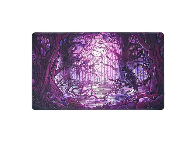 Gamers Guild AZ Arcane Fortress Arcane Fortress: Stained Glass: Decaying Swamp Standard Playmat (Pre-Order) GTS