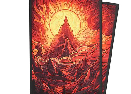 Gamers Guild AZ Arcane Fortress Arcane Fortress: Stained Glass: Fire and Ice Dragon Sleeves 100ct (Pre-Order) GTS