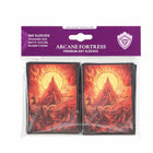 Gamers Guild AZ Arcane Fortress Arcane Fortress: Stained Glass: Fire and Ice Dragon Sleeves 100ct (Pre-Order) GTS