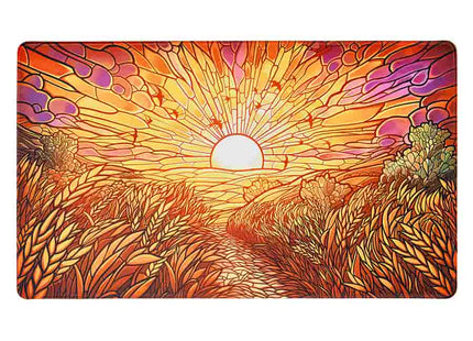 Gamers Guild AZ Arcane Fortress Arcane Fortress: Stained Glass: Golden Plains Standard Playmat (Pre-Order) GTS