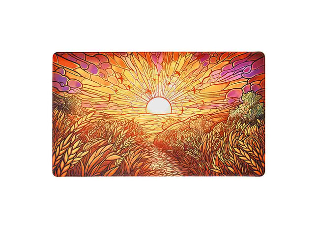 Gamers Guild AZ Arcane Fortress Arcane Fortress: Stained Glass: Golden Plains Standard Playmat (Pre-Order) GTS