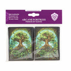 Gamers Guild AZ Arcane Fortress Arcane Fortress: Stained Glass: Mythical Forest Sleeves 100ct (Pre-Order) GTS