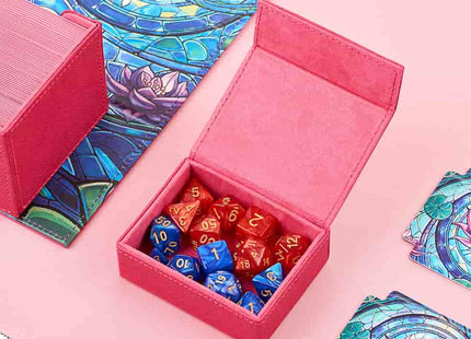 Gamers Guild AZ Arcane Fortress Arcane Fortress: Stained Glass: Radiant 100+ Blossom Grace Deluxe Deck Vault (Pre-Order) GTS