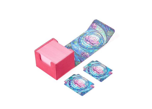 Gamers Guild AZ Arcane Fortress Arcane Fortress: Stained Glass: Radiant 100+ Blossom Grace Standard Deck Vault (Pre-Order) GTS