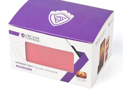 Gamers Guild AZ Arcane Fortress Arcane Fortress: Stained Glass: Radiant 100+ Burning Mountain Deluxe Deck Vault (Pre-Order) GTS