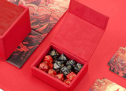 Gamers Guild AZ Arcane Fortress Arcane Fortress: Stained Glass: Radiant 100+ Burning Mountain Deluxe Deck Vault (Pre-Order) GTS