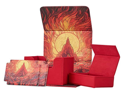Gamers Guild AZ Arcane Fortress Arcane Fortress: Stained Glass: Radiant 100+ Burning Mountain Deluxe Deck Vault (Pre-Order) GTS