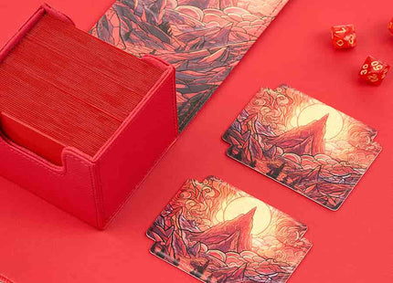 Gamers Guild AZ Arcane Fortress Arcane Fortress: Stained Glass: Radiant 100+ Burning Mountain Standard Deck Vault (Pre-Order) GTS