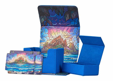 Gamers Guild AZ Arcane Fortress Arcane Fortress: Stained Glass: Radiant 100+ Hidden Island Deluxe Deck Vault (Pre-Order) GTS