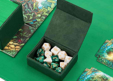 Gamers Guild AZ Arcane Fortress Arcane Fortress: Stained Glass: Radiant 100+ Mythical Forest Deluxe Deck Vault (Pre-Order) GTS