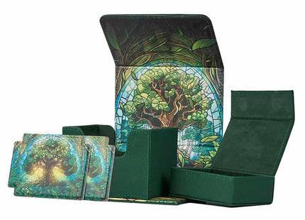 Gamers Guild AZ Arcane Fortress Arcane Fortress: Stained Glass: Radiant 100+ Mythical Forest Deluxe Deck Vault (Pre-Order) GTS