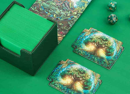 Gamers Guild AZ Arcane Fortress Arcane Fortress: Stained Glass: Radiant 100+ Mythical Forest Standard Deck Vault (Pre-Order) GTS