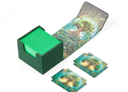 Gamers Guild AZ Arcane Fortress Arcane Fortress: Stained Glass: Radiant 100+ Mythical Forest Standard Deck Vault (Pre-Order) GTS
