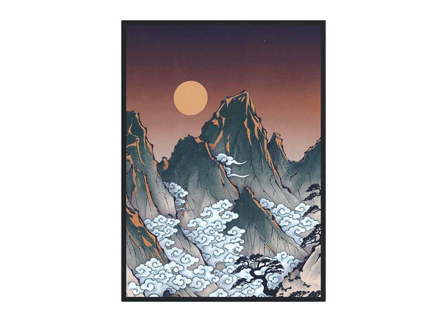 Gamers Guild AZ Arcane Fortress Arcane Fortress: Ukiyo-E Collection - Crimson Ridge Matte Sleeves 100ct GTS
