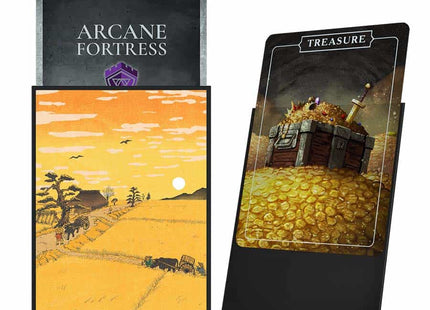 Gamers Guild AZ Arcane Fortress Arcane Fortress: Ukiyo-e Collection: Dusk Over Edo Matte Sleeves 100ct GTS