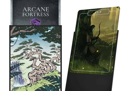 Gamers Guild AZ Arcane Fortress Arcane Fortress: Ukiyo-e Collection: Verdant Sanctuary Matte Sleeves 100ct GTS