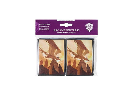 Gamers Guild AZ Arcane Fortress Arcane Fortress: Year of the Dragon: Divine Protection Matte Sleeves 100ct (Pre-Order) GTS