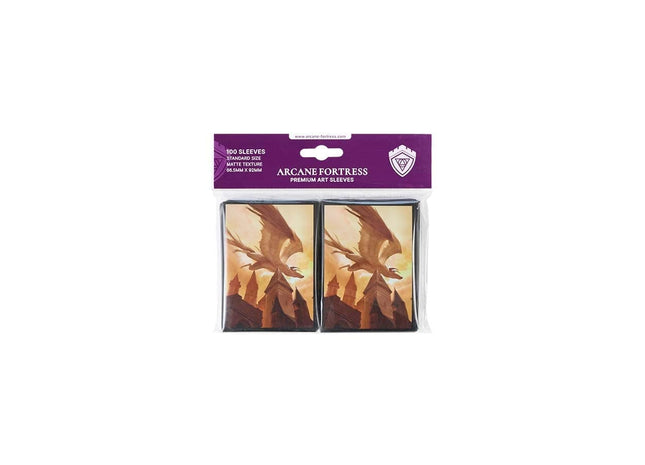 Gamers Guild AZ Arcane Fortress Arcane Fortress: Year of the Dragon: Divine Protection Matte Sleeves 100ct (Pre-Order) GTS