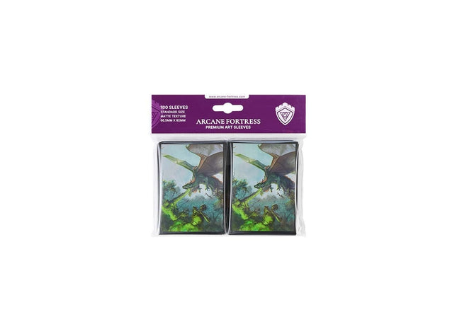 Gamers Guild AZ Arcane Fortress Arcane Fortress: Year of the Dragon: Nature's Retribution Matte Sleeves 100ct (Pre-Order) GTS
