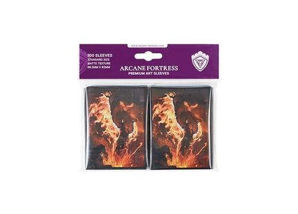 Gamers Guild AZ Arcane Fortress Arcane Fortress: Year of the Dragon: Volcanic Rebirth Matte Sleeves 100ct (Pre-Order) GTS
