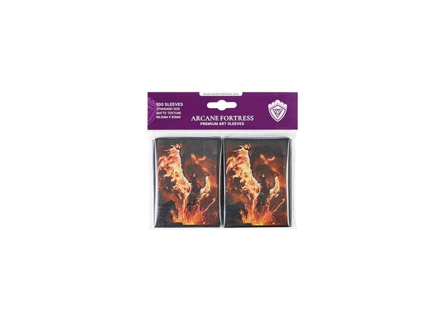 Gamers Guild AZ Arcane Fortress Arcane Fortress: Year of the Dragon: Volcanic Rebirth Matte Sleeves 100ct (Pre-Order) GTS