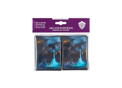 Gamers Guild AZ Arcane Fortress Arcane Fortress: Year of the Dragon: Winter's War Matte Sleeves 100ct (Pre-Order) GTS