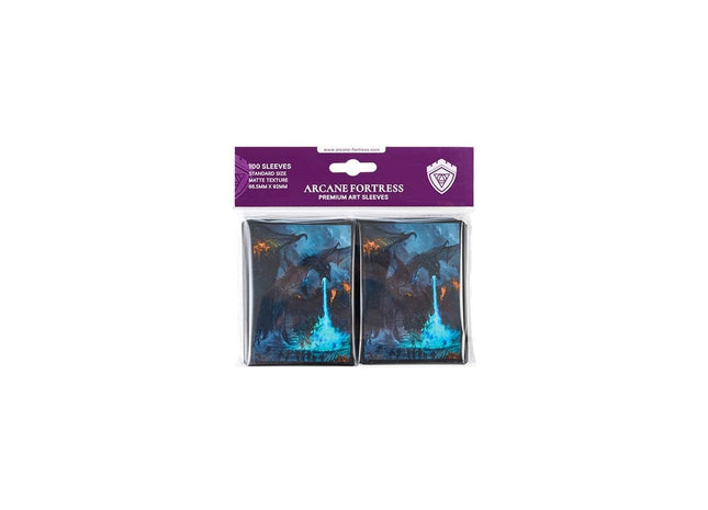 Gamers Guild AZ Arcane Fortress Arcane Fortress: Year of the Dragon: Winter's War Matte Sleeves 100ct (Pre-Order) GTS