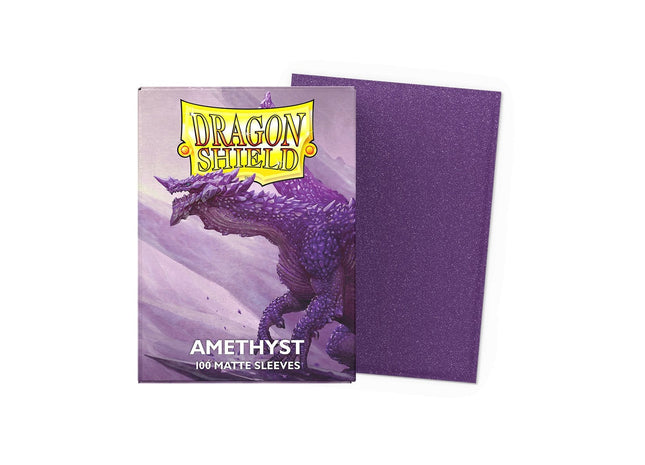Gamers Guild AZ Arcane Tinmen Dragon Shield Sleeves - 100ct Box Matte Amethyst Southern Hobby
