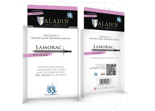 Paladin Board Game Sleeves: Lamorac (70x110mm) Paladin Board Game Sleeves: Lamorac (70x110mm)