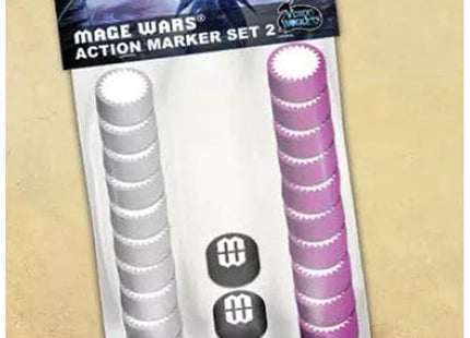 Gamers Guild AZ Arcane Wonders Mage Wars Arena: Action Marker Set 2 GTS