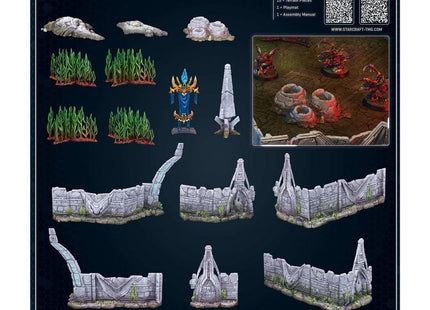 Gamers Guild AZ Archon Studios StarCraft: The Miniatures Game - Terrain: Lost Temple Expansion Set (Pre-Order) ACD Distribution
