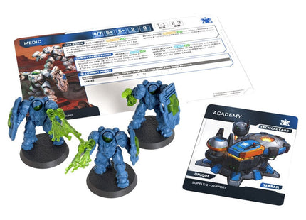 Gamers Guild AZ Archon Studios StarCraft: The Miniatures Game - Terran: Medic Expansion Set (Pre-Order) ACD Distribution